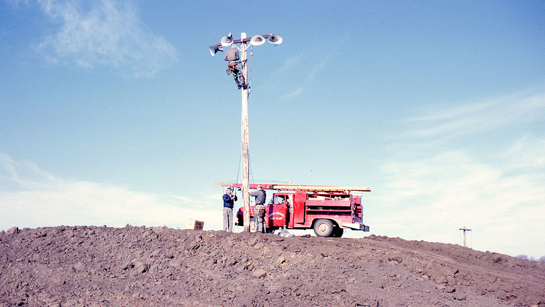 Manning Light Plant truck in 1962