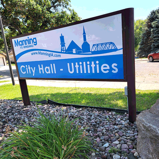 MMU-website-welcome Manning Municipal Utilities Welcome Sign